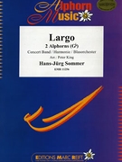 Largo by Sommer Hans-Jurg - Peter King - for 2 Alphorns and Concert Band (2 Alphorns and Concert Band (2 Alphorns in Gb / Sol bemol))