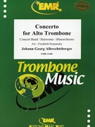 Concerto for Alto Trombone by Albrechtsberger Johann Georg - Szepansky Friedrich - for Concert Band - Blasorchester - Harmonie (Concert Band - Blasorchester - Harmonie)
