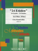 24 Studies / Etuden by Komischke Uwe for Bb Bass Tutors and Studies (Bb Bass Tutors and Studies)
