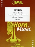 Trinity by Naulais Jerome for 4 Horns and Concert Band (4 Horns and Concert Band (4 F or Eb Horns))