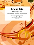 Locus Iste by Bruckner Anton - Mortimer John Glenesk - for Chorus (Chorus (SATB) and Concert Band (Marschformat / Petit format / Card Size))