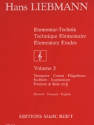 Elementar-Technik Vol. 2 by Liebmann Hans for Eb Horn Tutors and Studies (Eb Horn Tutors and Studies)