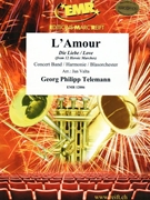 L'Amour by Telemann Georg Philipp - Valta Jan - for Concert Band - Blasorchester - Harmonie (Concert Band - Blasorchester - Harmonie (Marschformat / Petit format / Card Size))