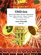 Oblivion by Piazzolla Astor - Moren Bertrand - for Flute and Concert Band (Flute and Concert Band)