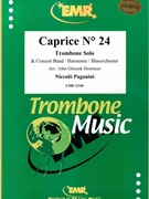 Caprice # 24 by Paganini Niccolo - Mortimer John Glenesk - for Trombone and Concert Band (Trombone and Concert Band (Trombone Solo))