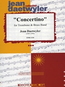 Concertino by Daetwyler Jean for Trombone and Brass Band (Trombone and Brass Band)