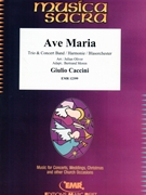 Ave Maria by Caccini Giulio - Julian Oliver and Bertrand Moren - for Flute Clarinet Alto Sax and Concert Band (Flute Clarinet Alto Sax and Concert Band (TRIO: 1st Part: (Eb Clarinet or Bb Trumpet / Clarinet or Flute / Oboe) 2nd Part: (Bb Clarinet or Trumpet) 3rd Part: (Bb Clarinet or Trumpet or Eb Alto Sax) and Concert Band))