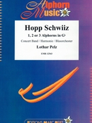 Hopp Schwiiz by Pelz Lothar for 2 Alphorns and Concert Band (2 Alphorns and Concert Band)