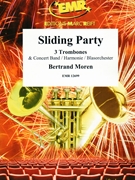 Sliding Party by Moren Bertrand for 3 Trombones and Concert Band (3 Trombones and Concert Band)