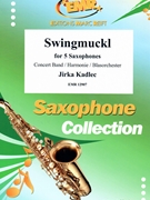 Swingmuckl by Kadlec Jirka for 5 Saxophones (5 Saxophones (AATTB) and Concert Band)