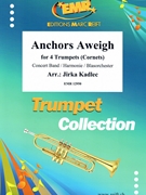 Anchors Aweigh by Kadlec Jirka for 4 Trumpets and Concert Band (4 Trumpets and Concert Band)
