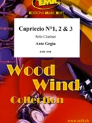 Capriccio # 1 / # 2 / # 3 by Grgin Ante for Clarinet Solo (Clarinet Solo)