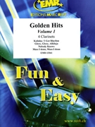 Golden Hits Volume 1 by Michel Jean-Francois and Naulais Jerome for 4 Clarinets and Piano (4 Clarinets and Piano (Piano (Organ) and Percussions optional))