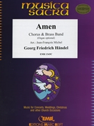 Amen from the Messiah by Handel George Frideric - Michel Jean-Francois - for Brass Band (Brass Band (+ Chorus SATB))