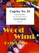 Caprice # 24 by Paganini Niccolo - Mortimer John Glenesk - for Clarinet and Piano (Clarinet and Piano)