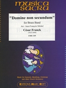 Domine Non Secundum by Franck Cesar - Michel Jean-Francois - for Brass Band (Brass Band (Marschformat / Petit format / Card Size))