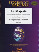 La Majeste by Telemann Georg Philipp - Michel Jean-Francois - for Concert Band - Blasorchester - Harmonie (Concert Band - Blasorchester - Harmonie (Marschformat / Petit format / Card Size))