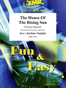 The House Of The Rising Sun by Naulais Jerome for 4 Clarinets and Piano (4 Clarinets and Piano (Keyboard and Drum Set optional))