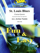 St. Louis Blues by Naulais Jerome for 4 Clarinets and Piano (4 Clarinets and Piano (Keyboard and Drum Set optional))