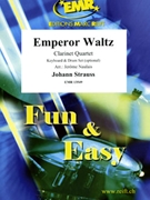 Emperor Waltz by Strauss Johann - Naulais Jerome - for 4 Clarinets and Piano (4 Clarinets and Piano (Keyboard and Drum Set optional))