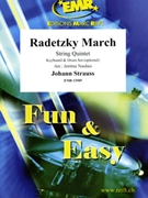 Radetzky March by Strauss Johann - Naulais Jerome - for String Quintet (String Quintet (Keyboard and Drum Set optional))