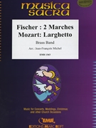 Two Marches / Larghetto by Fischer Johann and Mozart Wolfgang Amadeus - Michel Jean-Francois - for Brass Band (Brass Band)