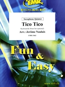 Tico Tico by Naulais Jerome for 5 Saxophones (5 Saxophones (S(A)A(T)A(T)TB) (Keyboard and Drum Set optional))