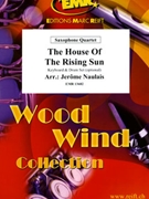 The House Of The Rising Sun by Naulais Jerome for 4 Saxophones (4 Saxophones (S(A)A(T)A(T)B) (Keyboard and Drum Set optional))