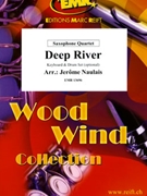 Deep River by Naulais Jerome for 4 Saxophones (4 Saxophones (S(A)A(T)A(T)B) (Keyboard and Drum Set optional))