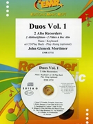 Duos Volume 1 by Mortimer John Glenesk for 2 Alto Recorders and Piano / Keyboard (2 Alto Recorders and Piano / Keyboard (+ Play Back / Play Along CD))