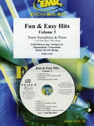 Fun & Easy Hits Volume 5 by Barclay Ted for Tenor Saxophone and Piano (Tenor Saxophone and Piano (+ Play Back / Play Along CD optional))