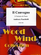 Il Convegno by Ponchielli Amilcare for 2 Clarinets and Piano (2 Clarinets and Piano)