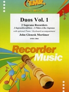 Duos Vol. 1 by Mortimer John Glenesk for 2 Soprano Recorders (2 Soprano Recorders (Piano / Keyboard optional))