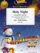 Holy Night by Parson Ted for 4 Saxophones (4 Saxophones (S(A)ATB) and Piano (Piano Guitar Bass Guitar Percussions and Drum Set optional))