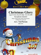 Christmas Glory by Parson Ted for 5 Saxophones (5 Saxophones (S(A)A(T)A(T)TB) (Piano Guitar Bass Guitar Percussions and Drum Set optional))