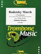 Radetzky March by Strauss Johann - Naulais Jerome - for 4 Trombones and Rhythm Section (4 Trombones and Rhythm Section (Piano Guitar Bass Guitar and Drums optional))