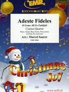 Adeste Fideles by Saurer Marcel for 4 Clarinets and Piano (4 Clarinets and Piano (Piano Guitar Bass Guitar Percussions and Drum Set optional))