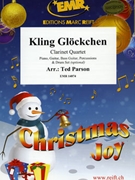 Kling Glockchen by Parson Ted for 4 Clarinets (4 Clarinets (Piano Guitar Bass Drums optional) (Piano Guitar Bass Guitar Percussions and Drum Set optional))