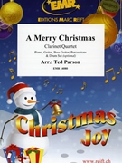 A Merry Christmas by Parson Ted for 4 Clarinets (4 Clarinets (Piano Guitar Bass Guitar Percussions and Drum Set optional))