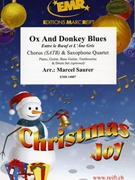 Ox And Donkey Blues by Saurer Marcel for 4 Saxophones (4 Saxophones (S(A)A(T)A(T)B) and Chorus (Piano Guitar Bass Guitar Tambourine and Drum Set optional))
