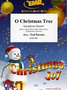 O Christmas Tree by Parson Ted for 4 Saxophones (4 Saxophones (S(A)ATB) and Piano (Piano Guitar Bass Guitar Percussions and Drum Set optional))