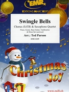 Swingle Bells by Parson Ted for 4 Saxophones (4 Saxophones (S(A)A(T)A(T)B) and Chorus (Piano Guitar Bass Guitar Tambourine and Drum Set optional))