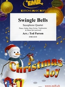 Swingle Bells by Parson Ted for 4 Saxophones (4 Saxophones (S(A)ATB) and Percussion (Piano Guitar Bass Guitar Tambourine and Drum Set optional))