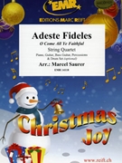 Adeste Fideles by Saurer Marcel for String Quartet (String Quartet (Piano Guitar Bass Guitar Percussions and Drum Set optional))