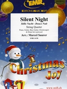 Silent Night by Saurer Marcel for String Quartet (String Quartet (Piano Guitar Bass Guitar Glockenspiel and Drum Set optional))