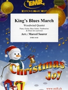 King's Blues March by Saurer Marcel for Woodwind Quartet (Woodwind Quartet (Piano Guitar Bass Guitar Tambourine and Drum Set optional))
