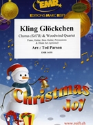 Kling Glockchen by Parson Ted for Woodwind Quartet and Chorus (Woodwind Quartet and Chorus (Piano Guitar Bass Guitar Percussions and Drum Set optional))
