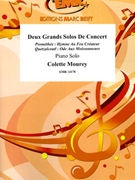 Deux Grands Solos De Concert by Mourey Colette for Piano Solo (Piano Solo)