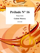 Prelude # 16 by Mourey Colette for Piano Solo (Piano Solo)