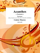 Acanthes by Mourey Colette for Clarinet and String Orchestra (Clarinet and String Orchestra (+ Flute))